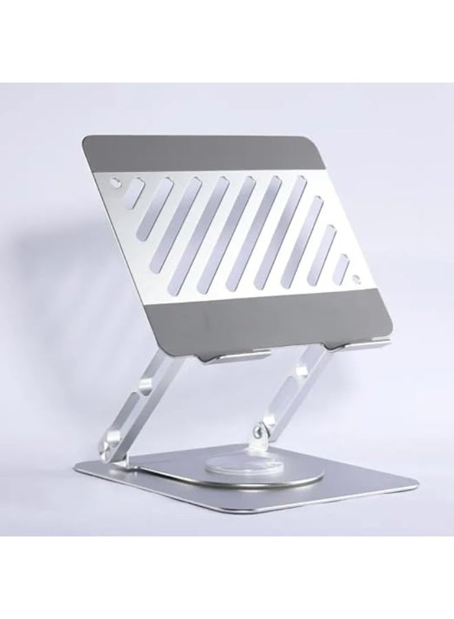 حامل لابتوب دوّار 360 درجة قابل للتعديل، تصميم مريح قابل للطي، مناسب لأجهزة حتى 16 بوصة - Image 1